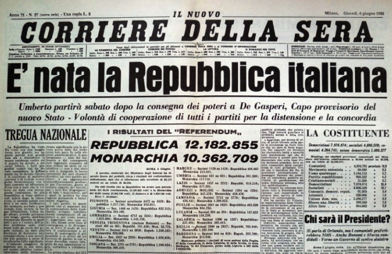 Referendum del 1946: quando l’Italia cambiò